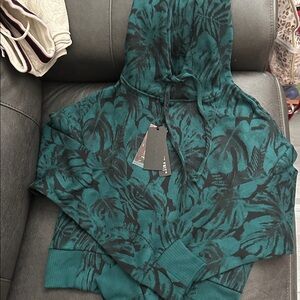 Twenty Teal and Black Women's Sweater